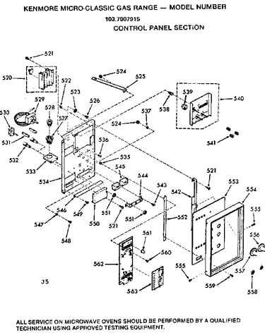 Control panel section