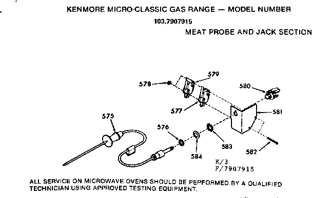 Meat probe and jack section