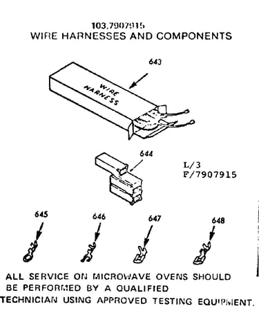 Wire harness and components