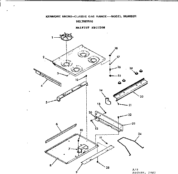Maintop section