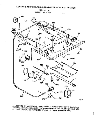 Burner section
