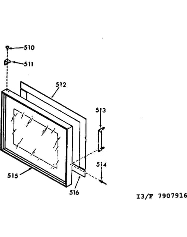 Microwave oven door section