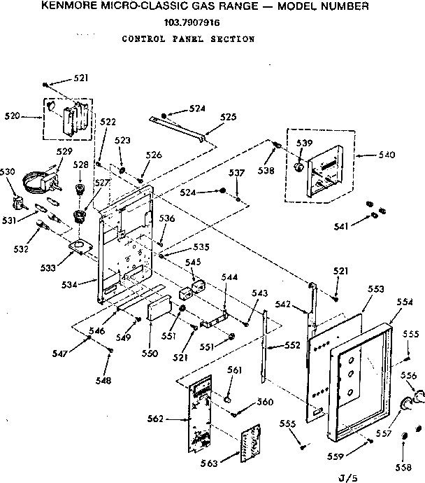 Control panel section