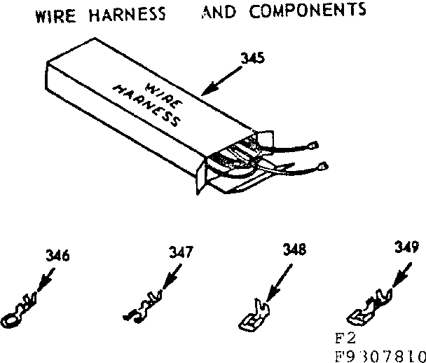 Wire harness and components
