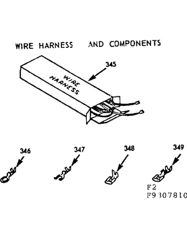 Wire harness and components