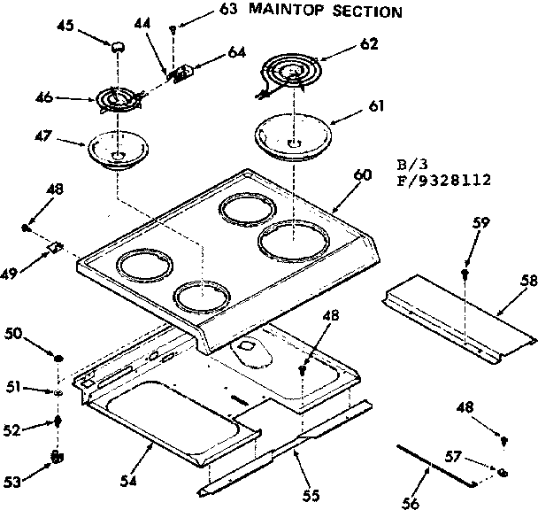 Maintop section