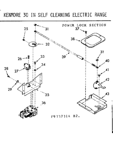 Power lock section