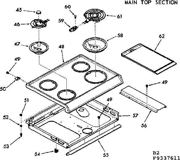 Main top section