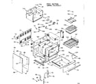 Kenmore 1039337611 body section diagram