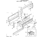 Kenmore 1039337710 backguard section diagram