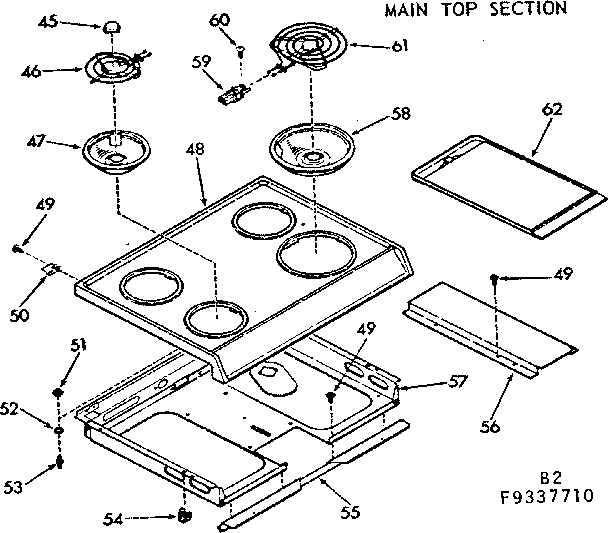Main top section
