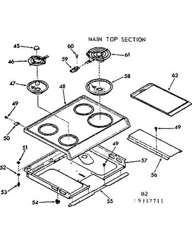 Main top section