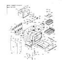 Kenmore 1039347610 body section diagram