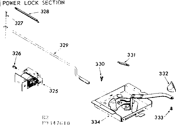 Power lock section