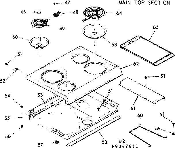 Main top section