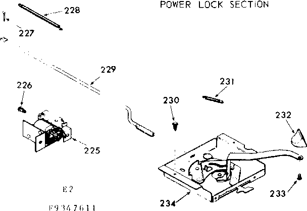 Power lock section