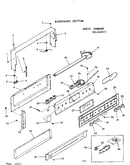 Backguard section