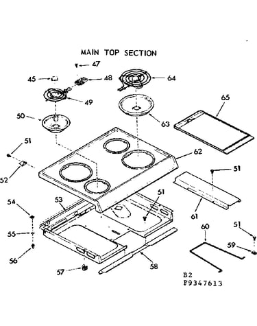 Main top section