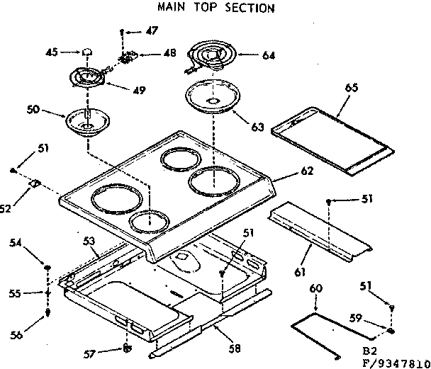 Main top section