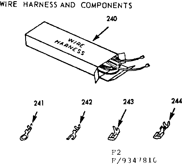 Wire harness and components