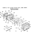 Oven door section
