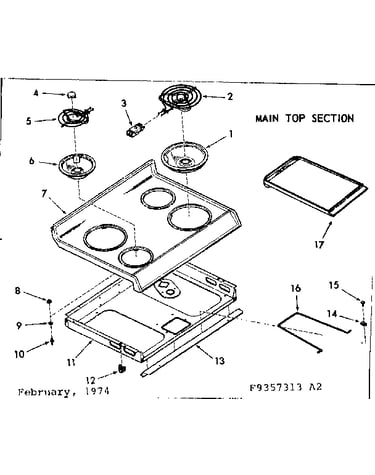 Main top section