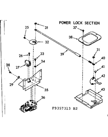 Power lock section