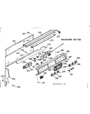 Backguard section