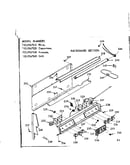 Backguard section