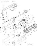 Backguard section
