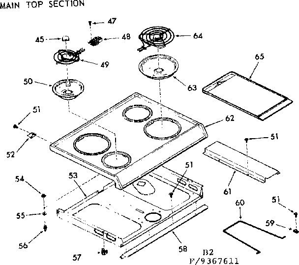 Main top section