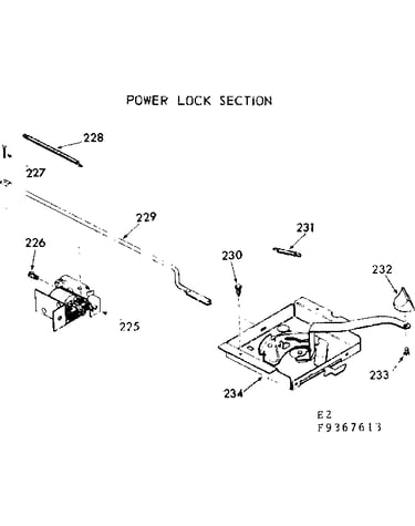 Power lock section
