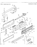 Backguard section