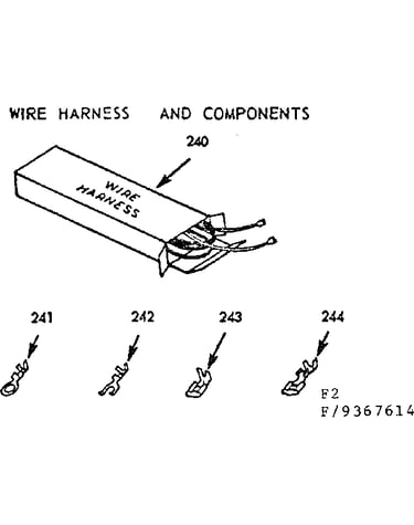 Wire harness and components