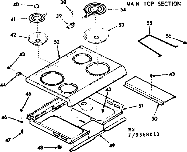 Main top section