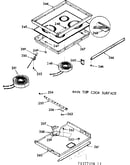 Main top cook surface