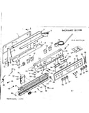 Backguard section