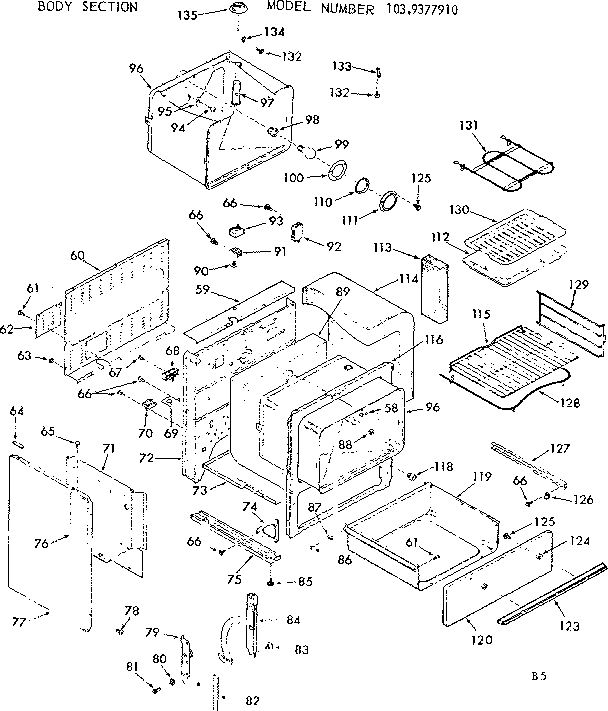 Body section