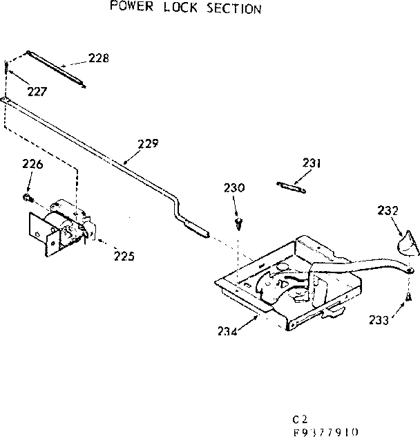 Power lock section