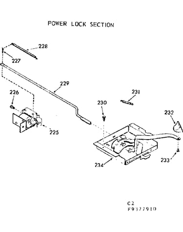Power lock section
