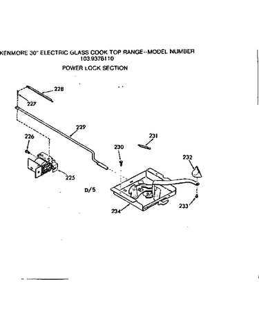 Power lock section