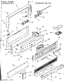 Backguard section