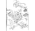 Kenmore 1039387610 body section diagram