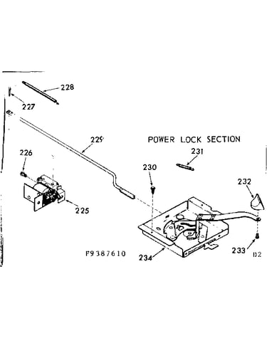 Power lock section