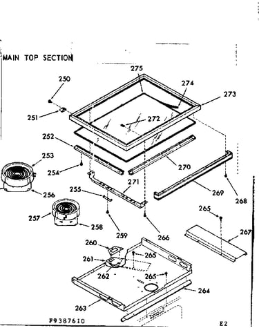 Main top section