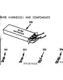 Wire harness and components