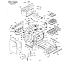 Kenmore 1039387611 body section diagram