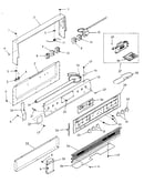 Backguard section