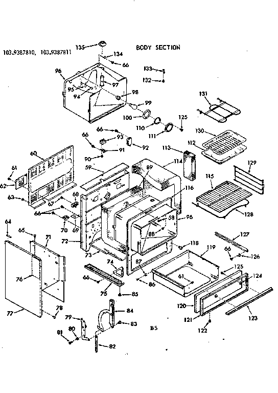 Body section