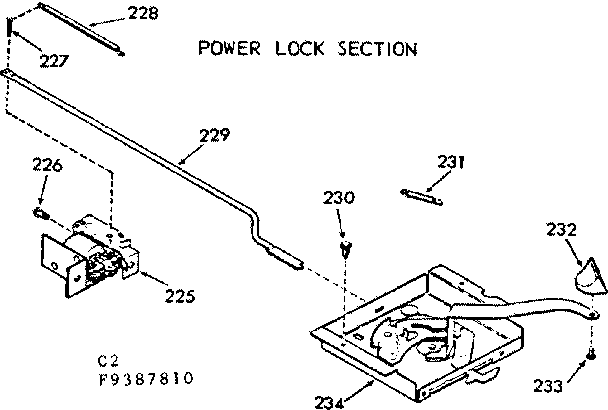 Power lock section